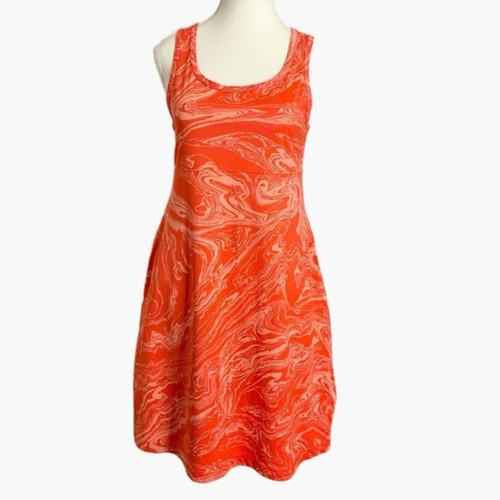 Columbia Women’s Freezer III Dress in Orang Marble‎ Print